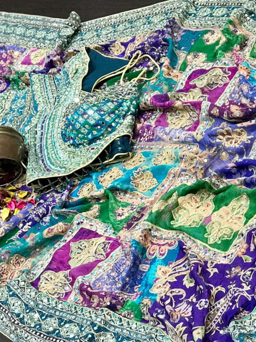 Indian Saree 03 — back view